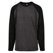 Urban Classics Heren raglan t-shirt met contrasterende mouwen