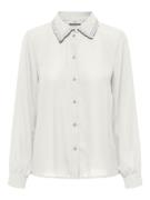 Jacqueline de Yong aya l/s detail shirt wvn 15336885 cloud dancer