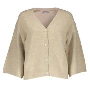 Geisha cardigan v-neck 3/4 sleeves 44560-14 720 sand