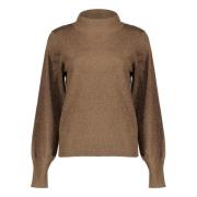 Geisha pullover basic turtle lurex 44567-14 720 sand lurex