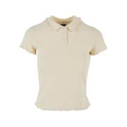 Urban Classics Dames geribd poloshirt