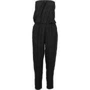 Urban Classics Dames tropical viscose bandeau jumpsuit