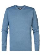 Petrol Industries M-3040-kwv200 knitwear v-neck basic licht