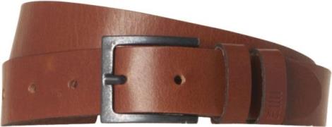 No Excess Belt leather buckle camel