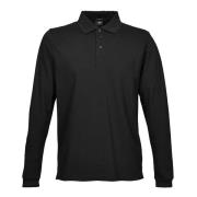 Tee Jays Heren luxe stretch poloshirt met lange mouwen