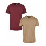 Urban Classics Heren basic t-shirt (set van 2)