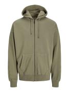 Jack & Jones Jjecharge faded sweat zip hood noos