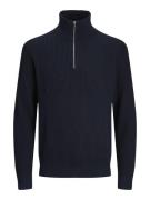 Jack & Jones Jprblaliam knit half zip bf ln