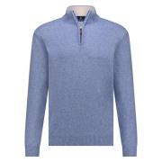 Marco Manzini 24305ne44 nels wool mix half zip pullover