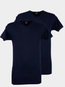 Alan Red T-shirt vermont navy v-hals 2-pack 6671.2/06