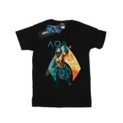 DC Comics Dames aquaman tropisch icoon katoenen vriendje t-shirt