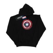 Marvel Avengers Dames captain america splatter shield hoodie