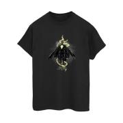 DC Comics Dames adam zwevend bolt katoenen vriendje t-shirt