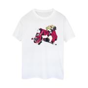 DC Comics Dames harley quinn rollerskates katoenen vriendje t-shirt