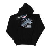 Marvel Avengers Heren the avengers quinjet breakdown hoodie