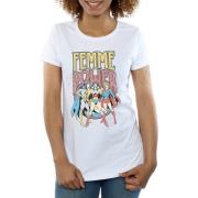 DC Comics Dames femme power katoenen vriendje t-shirt