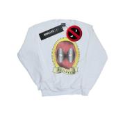 Marvel Avengers Dames deadpool tattoo print sweatshirt