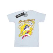 DC Comics Dames wonder woman leap katoenen vriendje t-shirt