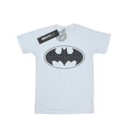 DC Comics Dames batman logo eén kleur katoenen vriendje t-shirt