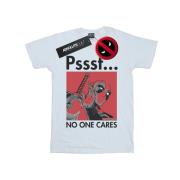 Marvel Avengers Dames deadpool no one cares katoenen vriendje t-shirt