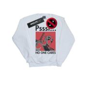 Marvel Avengers Heren deadpool no one cares sweatshirt