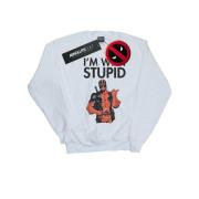 Marvel Avengers Heren deadpool i´m h stupid sweatshirt