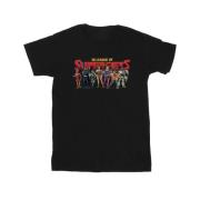 DC Comics Heren dc league of super-pets groep logo t-shirt