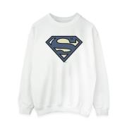 DC Comics Dames superman indigoblauw logo sweatshirt