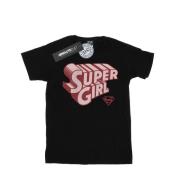 DC Comics Dames supergirl retro logo boyfriend t-shirt