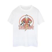 DC Comics Dames shazam retro cirkel distressed katoenen vriendje t-shi...