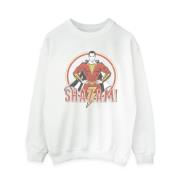 DC Comics Dames shazam retro cirkel distressed sweatshirt