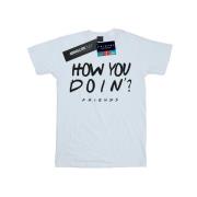 Friends Dames how you doin? katoenen boyfriend t-shirt