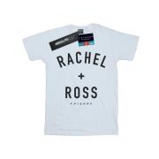 Friends Dames rachel and ross tekst katoenen vriend t-shirt