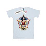 DC Comics Heren wonder woman 84 sterren ontwerp t-shirt