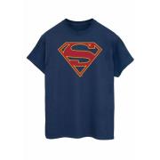 DC Comics Dames supergirl logo boyfriend t-shirt