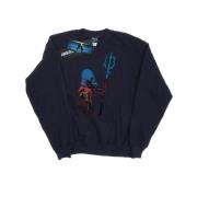 DC Comics Dames aquaman strijd silhouet sweatshirt