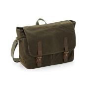 Quadra Erfgoed leren accenten messenger bag