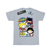 DC Comics Dames chibi super friends dance katoenen vriendje t-shirt