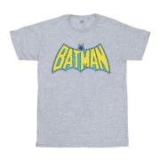 DC Comics Heren batman gekraakt logo t-shirt