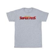 DC Comics Heren dc league of super-pets movie logo t-shirt