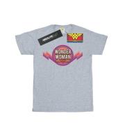 DC Comics Heren wonder woman regenboog logo t-shirt