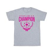 DC Comics Heren wonder woman play like a champion t-shirt