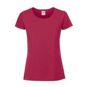 Fruit of the Loom Dames iconic 195 premium ringspun katoenen t-shirt