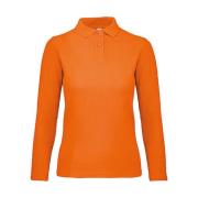 B and C Dames id.001 poloshirt met lange mouwen