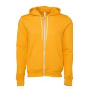 Bella + Canvas Unisex volwassen polycotton full zip hoodie