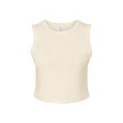 Bella + Canvas Dames muscle micro-rib cropped tank top