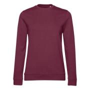 B and C Dames frans terry sweatshirt met inzetstuk