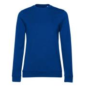 B and C Dames frans terry sweatshirt met inzetstuk