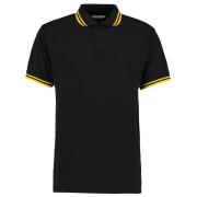 Kustom Kit Heren klassiek poloshirt met stippen