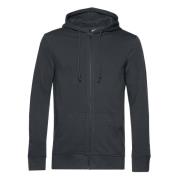 B and C Unisex inspire organic full zip hoodie voor volwassenen